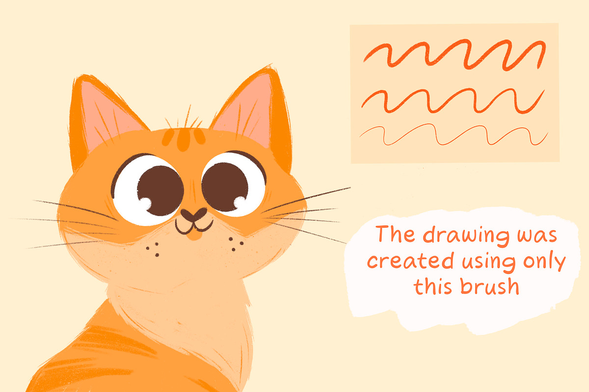 Procreate texture brush, a Brush Add-On by PoPshop (Photo 4 of 5)