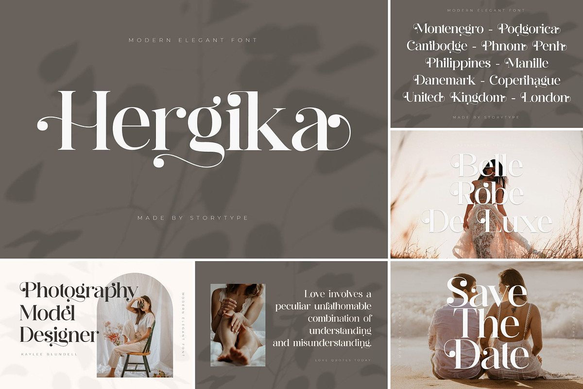 SALE! Modern & Classy Serif Font, a Serif Font by Storytype Studio (Photo 4 of 42)