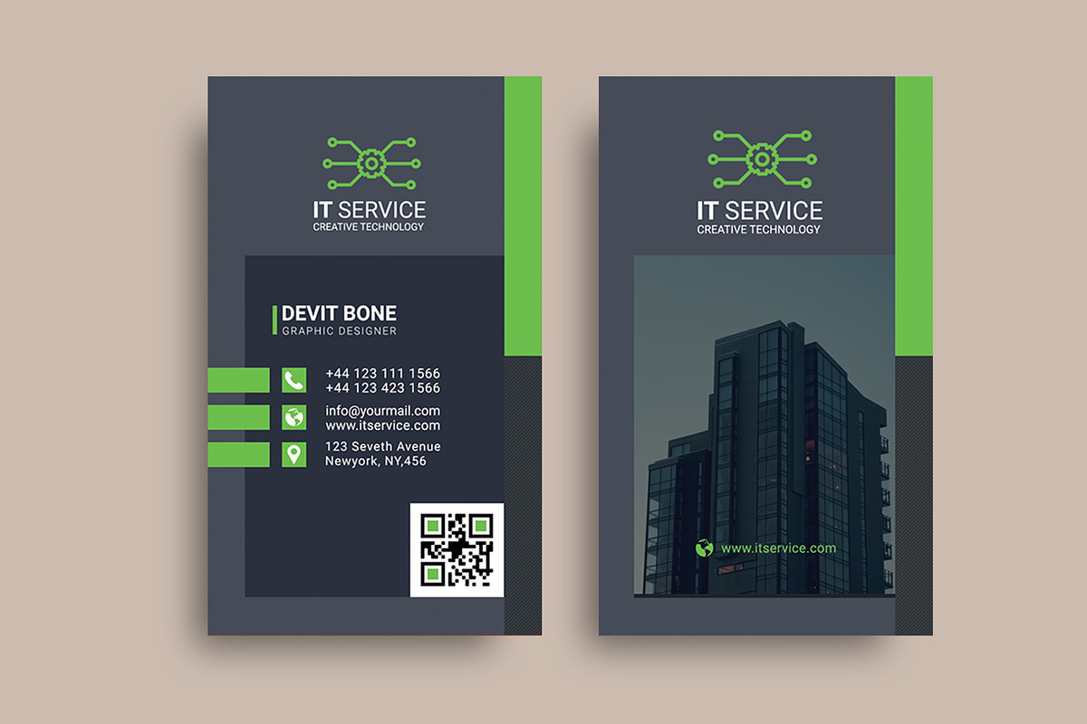 100 Business Card Template Bundle, a Business Card Template by Smashing_Studio (Photo 54 of 80)