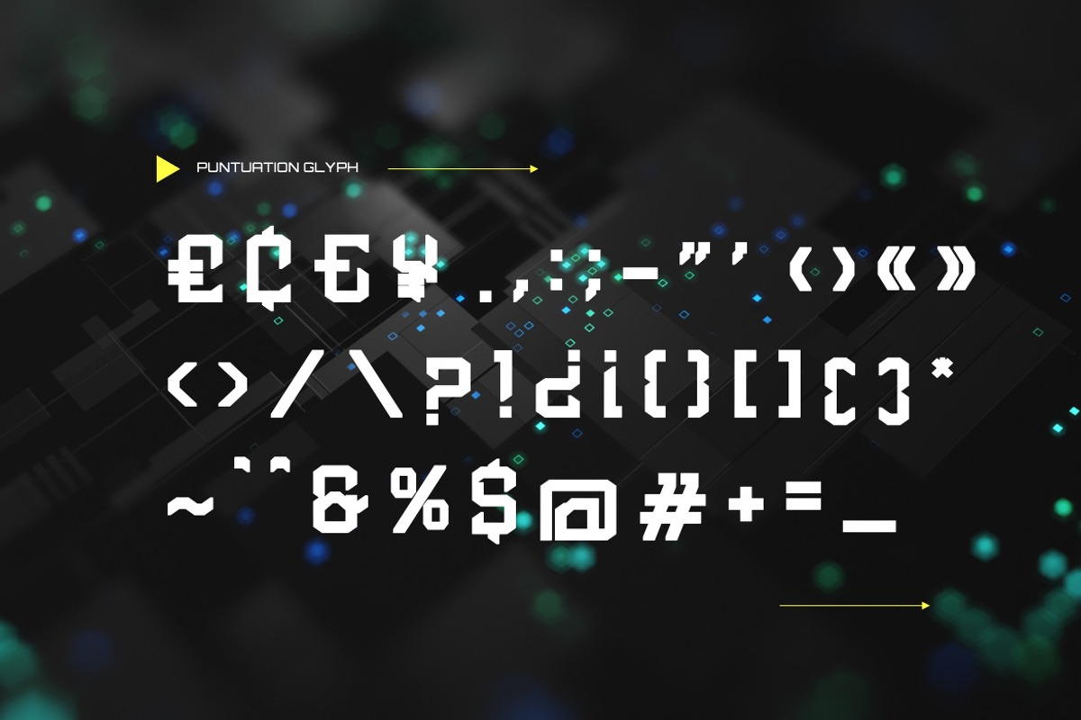 Xultrans - Techno Font, a Sans Serif Font by Dhabee (Photo 2 of 7)