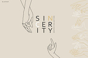 Sincerity. Line art hands, a Person Illustration by AnMark (Thumbnail 1 of 14)