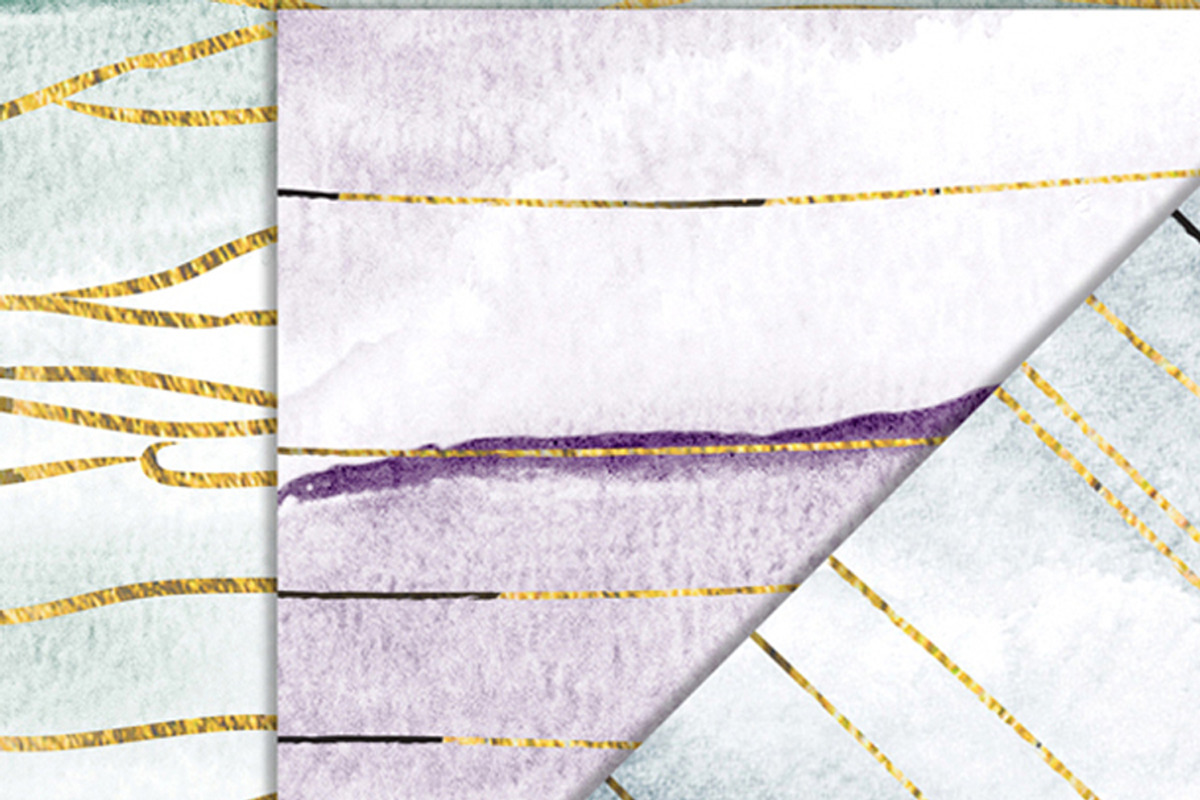 Airy watercolor papers Marble&Gold, a Texture Graphic by Scarlet Island (Photo 3 of 3)