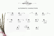 Marilyne -  Modern Calligraphy, a Script Font by Silverdav (Thumbnail 9 of 9)