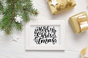 Christmas mock ups with smart object, a Print Template by Happy Letters (Thumbnail 10 of 12)