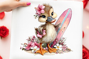 Beach Animals Summer Clipart, an Illustration by Digital Artistic99 (Thumbnail 10 of 11)