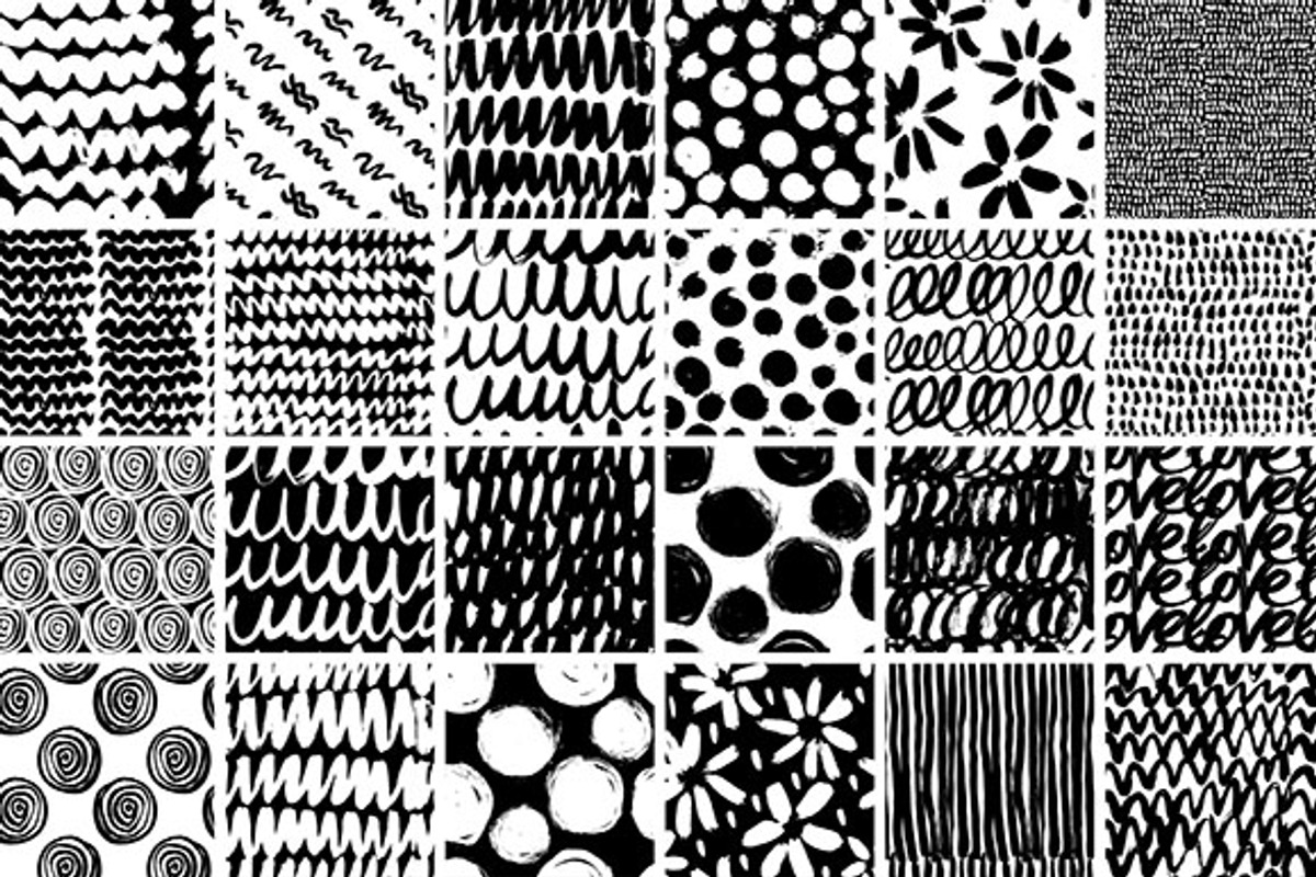 150 INK patterns, a Pattern Graphic by Tanya Akhmett (Photo 6 of 8)