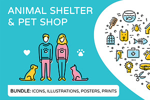 Pet Shop & Shelter Bundle