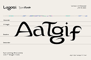 Lagosi Typeface, a Serif Font by Jetsmax® Studio (Thumbnail 9 of 10)