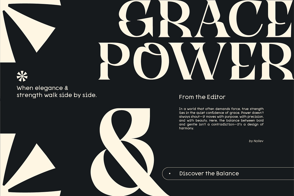 Qyore – Elegant Modern Serif, a Serif Font by Nollev (Photo 4 of 9)