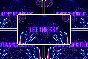 Fireworks Opener After Effect, a Social Media Template by Loin Studio