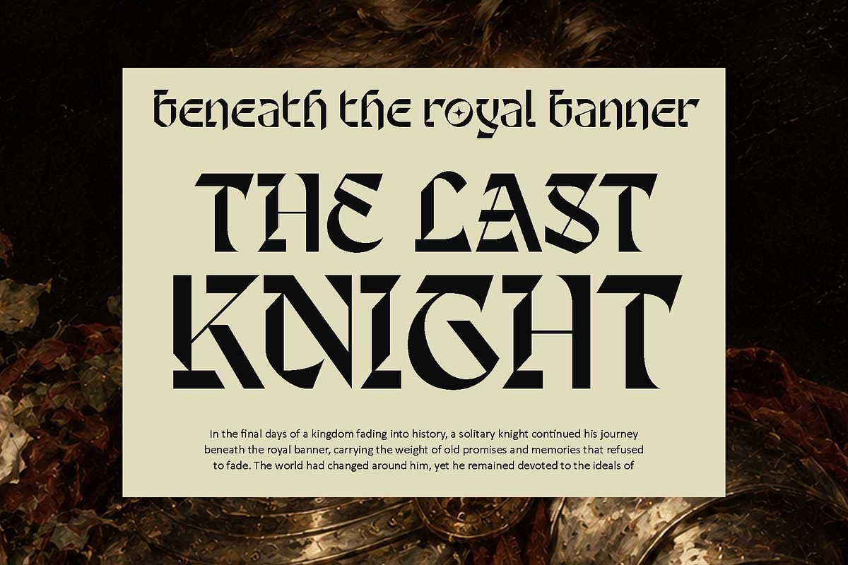 Shingeku – Modern Blackletter, a Blackletter Font by Arterfak Project (Photo 6 of 15)