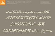 Archive Roundface Script, a Script Font by Archive Type Fonts (Thumbnail 3 of 3)
