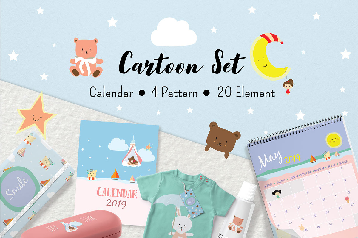 Adorable animal calendar 1# 2019, an Animal Illustration by Piixypeach (Photo 1 of 9)