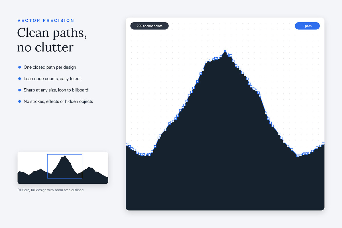 Mountain Silhouettes Vol. 2, an Object Graphic by Build Interactive (Photo 4 of 9)