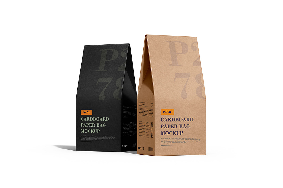 Paper Coffee Bag Packaging Mockup, a Packaging Mockup by Ram Studio LLC (Photo 7 of 21)