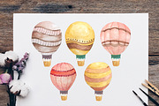 Hot Air Balloon Wall Art Bundle, an Illustration by artemyst (Thumbnail 2 of 6)