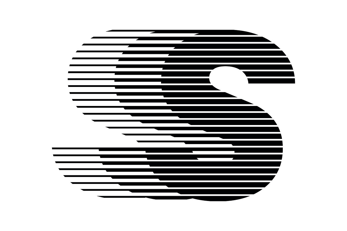 Letter S speed motion lines logo, a Branding & Logo Template by Leksono (Photo 1 of 2)
