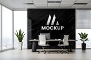 Modern Office Wall Logo Mockup, a Mockup by GenesisCreativeCo (Thumbnail 1 of 3)