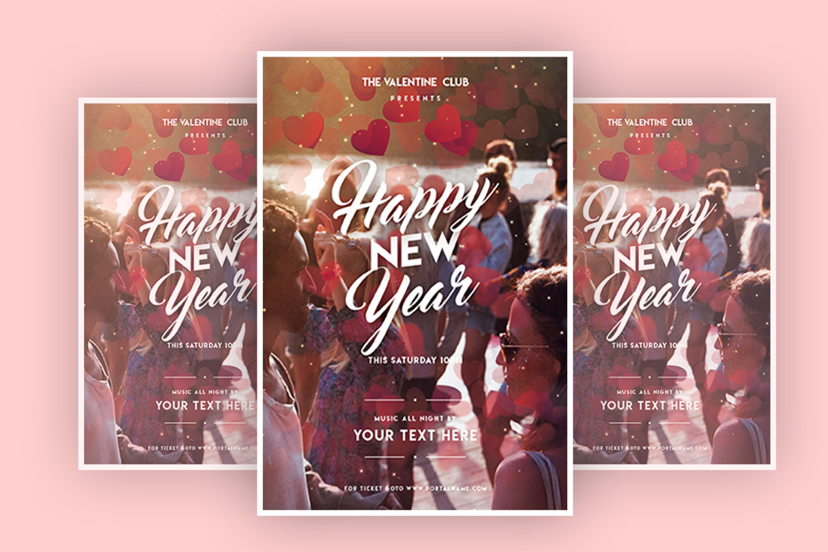 Happy New Year, a Flyer Template by What a Story (Photo 2 of 2)