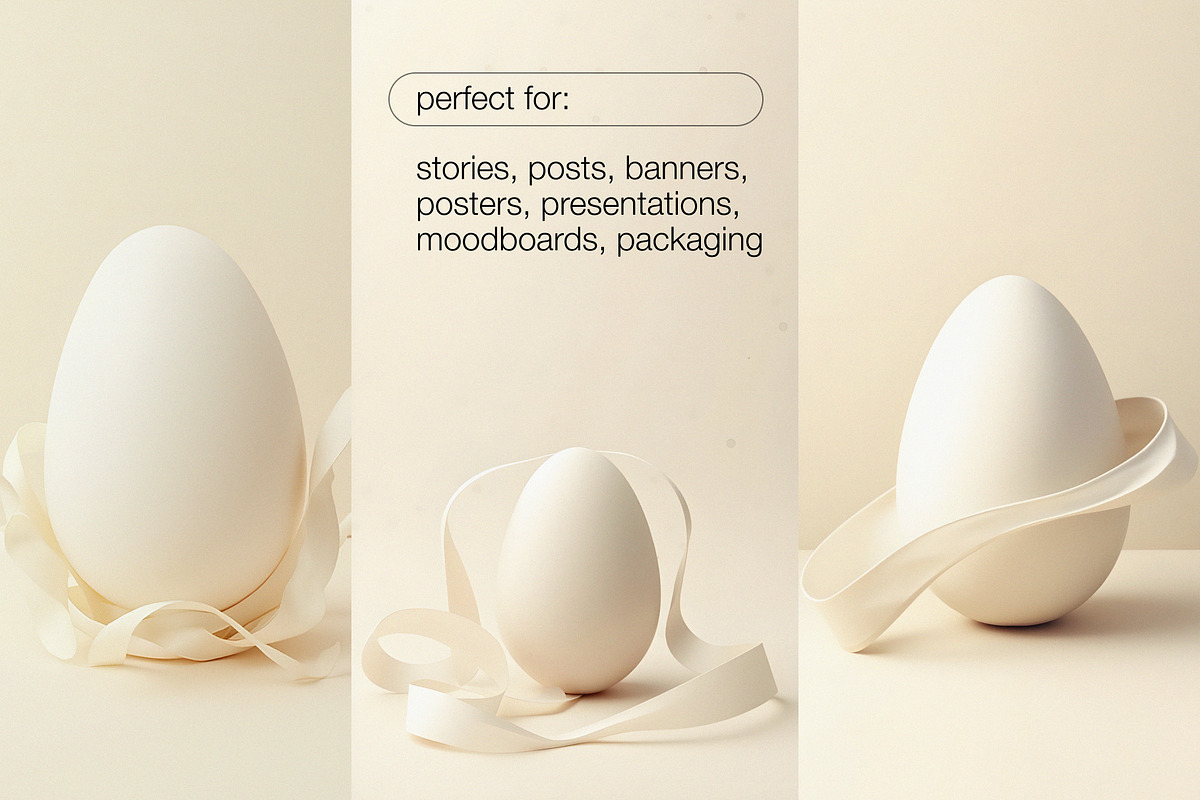 Easter Egg Illustrations | Minimal, a Seasonal Illustration by Preza Buro (Photo 2 of 5)