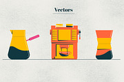 Coffee illustrations, a Food Illustration by Joseph Chernashki (Thumbnail 8 of 12)