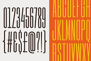 Raceband Ultra Condensed Typeface, a Font by Joe_Allison (Thumbnail 5 of 8)