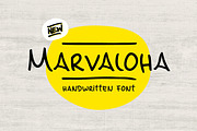 Marvaloha, a Font by Fontforecast (Thumbnail 1 of 7)