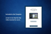 One Page Media Kit in Navy Blue [A], a Templates & Theme by ProductiveandFree (Thumbnail 6 of 11)