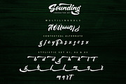 Sounding - Handlettering Script Font, a Script Font by Typefactoryco (Thumbnail 8 of 9)