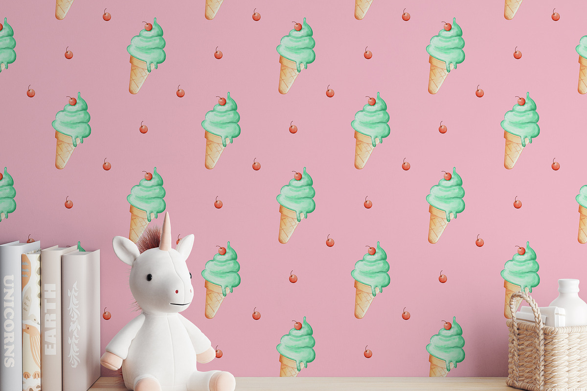 Lime cream summer seamless patterns, a Pattern Graphic by Dreamline Desings (Photo 7 of 9)
