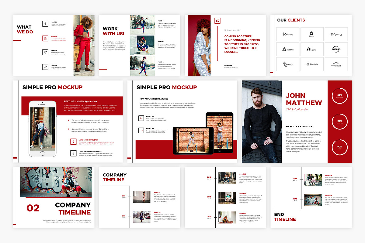 Simple PRO PowerPoint, a Presentation Template by Wipavee (Photo 4 of 9)