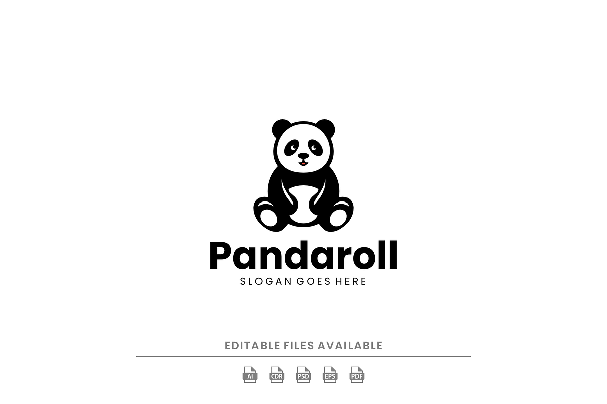 Modern Silhouette Panda Logo Design, a Branding & Logo Template by Artnivora.Std