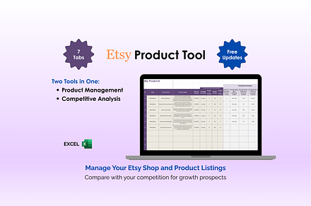Etsy Product Tool - Excel