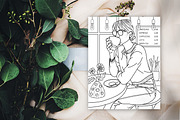 Coloring Book for Girls | Barbie, an Illustration by ChristinaDesigns (Thumbnail 5 of 6)