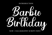 Barbie Birthday, a Handwritten Font by InermediaSTUDIO (Thumbnail 1 of 8)
