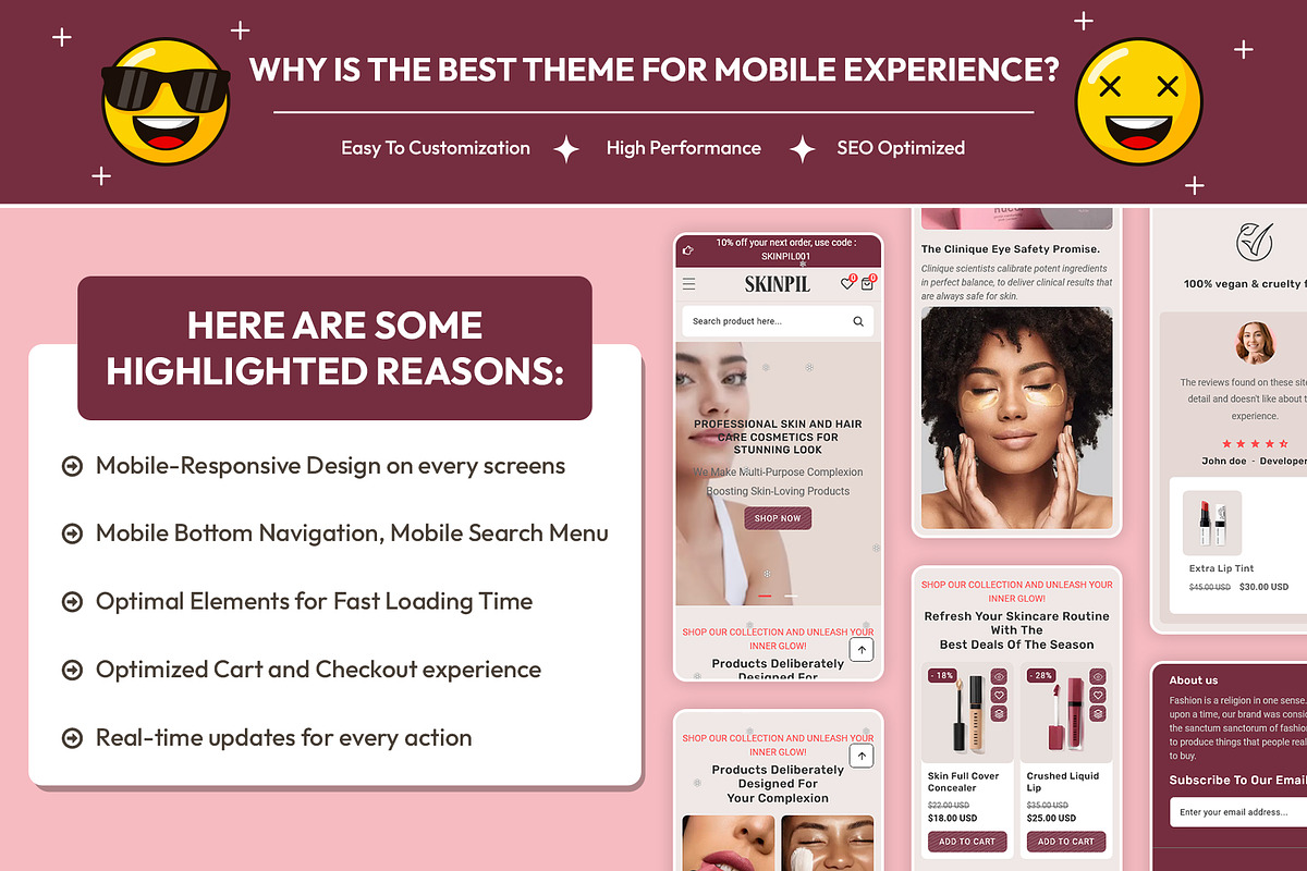 Skincare Shopify Theme, a Shopify Template by LogicGo Shopify Experts (Photo 2 of 8)