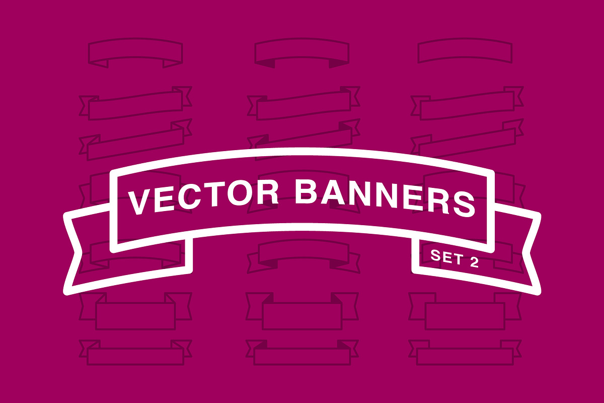 Vector Ribbon Banner Bundle, an Object Graphic by npdstudio (Photo 4 of 5)