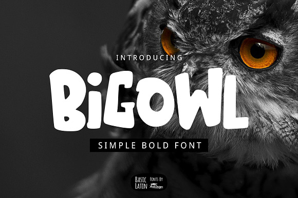 Big Owl Font preview 6