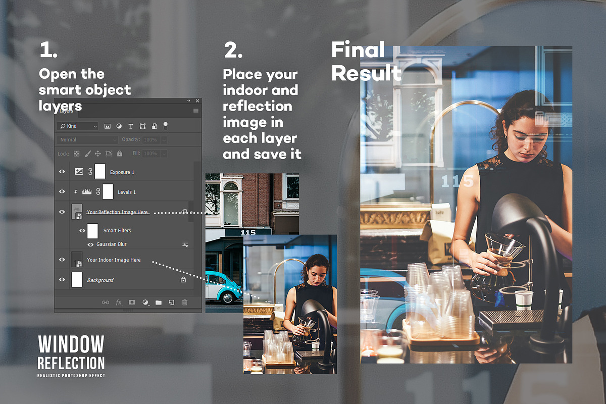 Window Reflection - Photoshop Effect, a Templates & Theme by MDG (Photo 2 of 6)