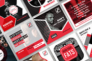 Fitness & Gym Social Media Pack, a Social Media Template by ZAAS (Thumbnail 2 of 6)