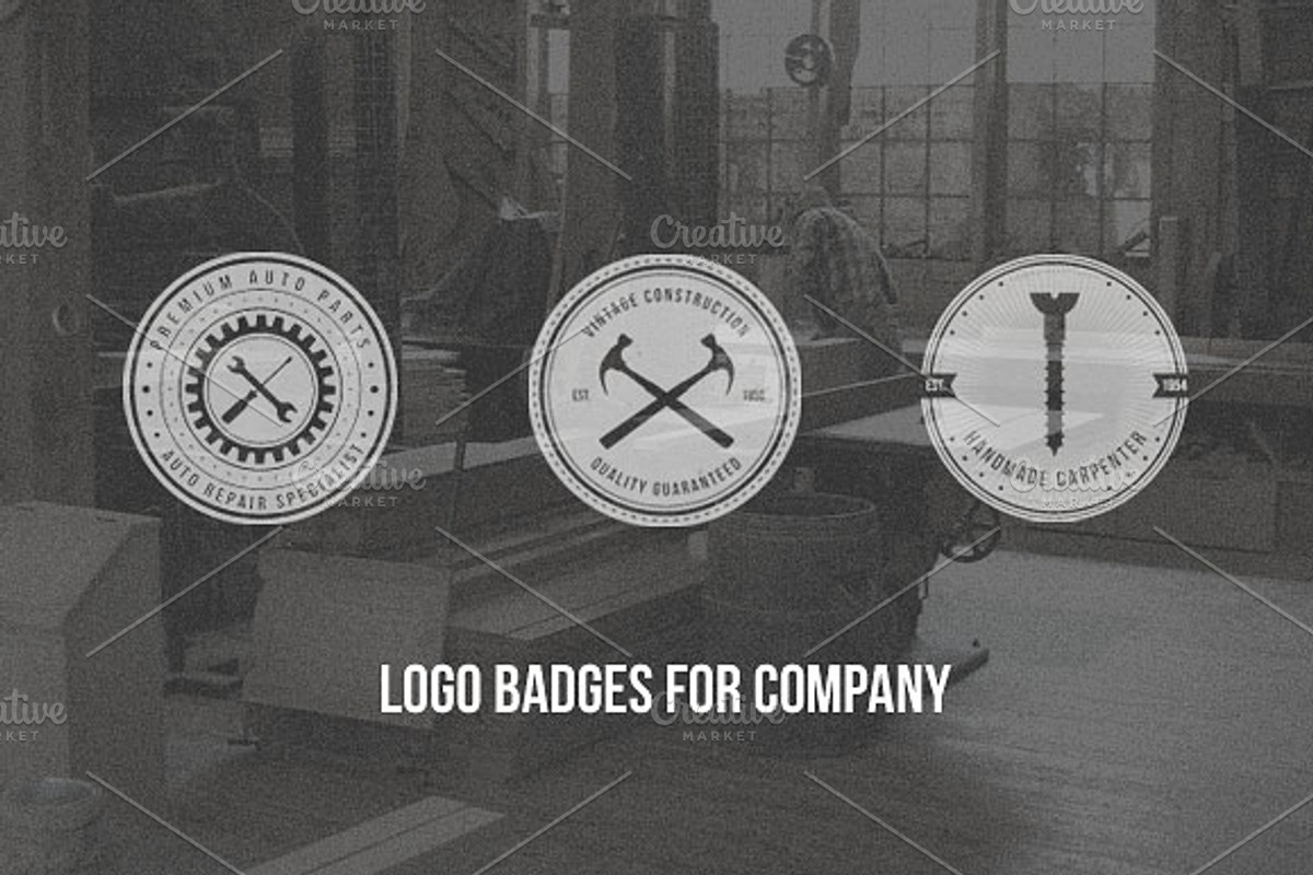 Vintage Logos & Badges #1, a Branding & Logo Template by ORCA Creative Store (Photo 3 of 5)