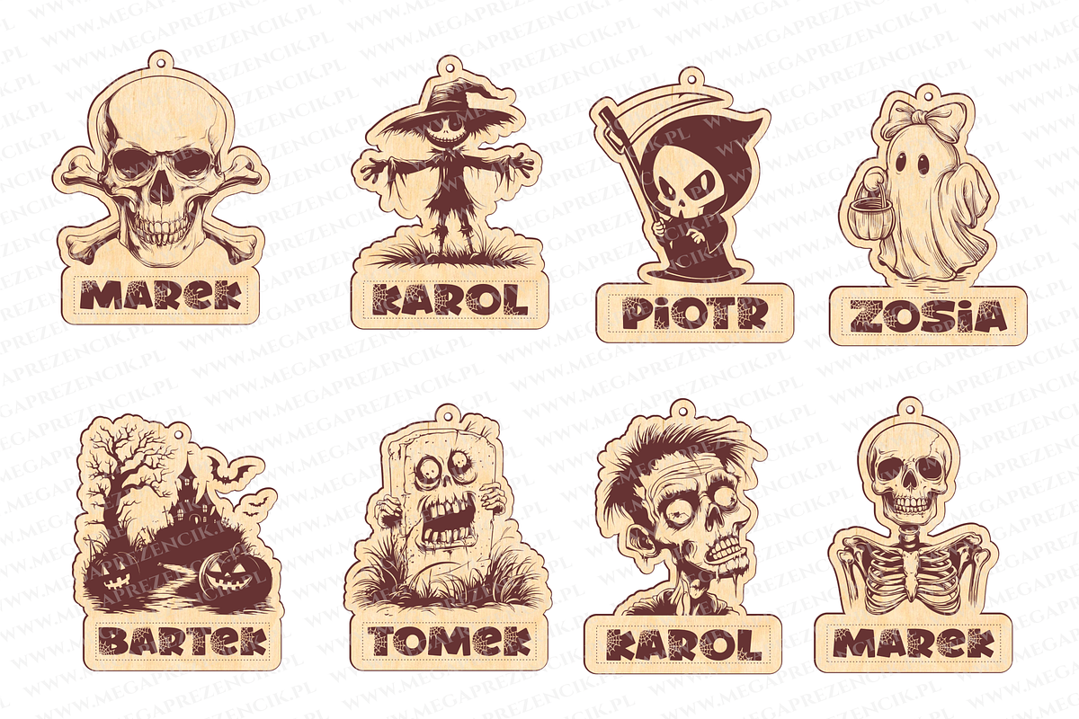 Halloween laser cutting ornaments, a Pattern Graphic by MegaPrezencik (Photo 2 of 6)