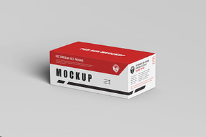 Rectangular Paper Box Packaging PSD