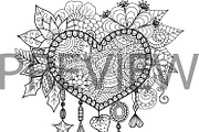 35 Valentine's coloring, an Animal Illustration by Somjai King (Thumbnail 33 of 36)