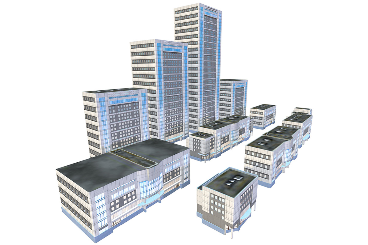 Modern Buildings, an Architecture 3D Model by Beatheart Creative Studio (Photo 6 of 12)