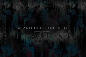 Scratched Concrete, a Texture Graphic by MalyskaStudio