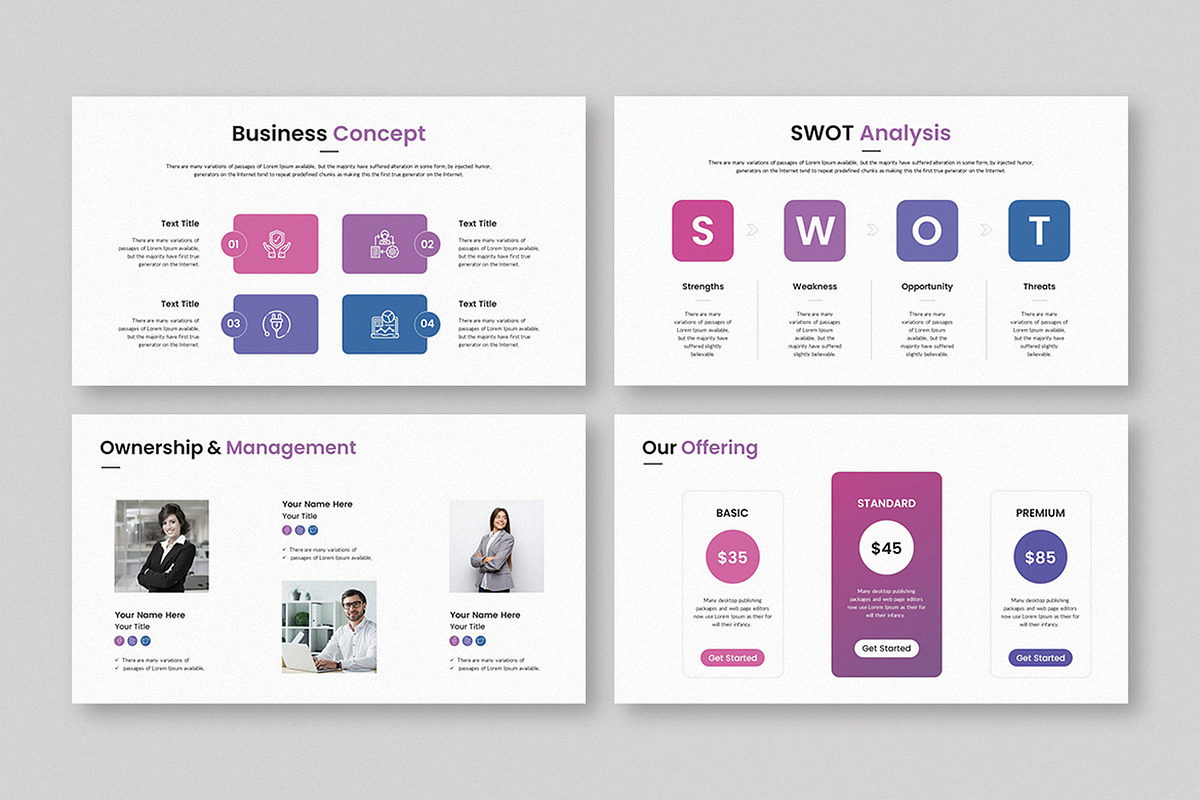 Company Profile Presentation, a Templates & Theme by Slide_Genius1 (Photo 3 of 6)