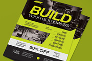 Gym Membership Promo Flyer, a Flyer Template by graphicook (Thumbnail 2 of 3)