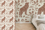 Linocut Animals rustic patterns, an Animal Illustration by Carpet Tapete Pretzel (Thumbnail 16 of 17)