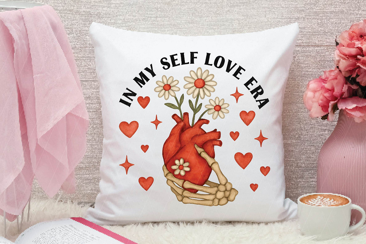 Self Love Era png, Retro valentines, an Illustration by DreamPrint404 (Photo 7 of 8)